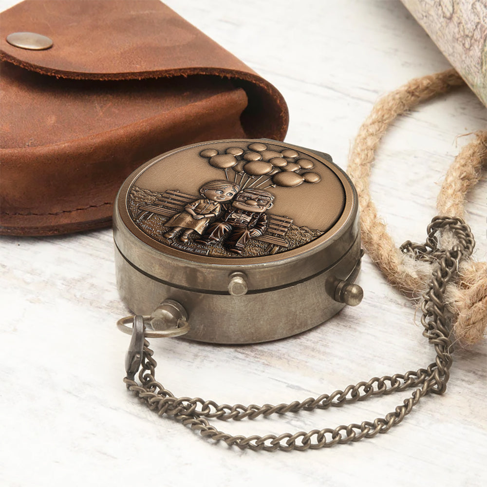 You Are My Greatest Adventure - Personalized Couple Compass