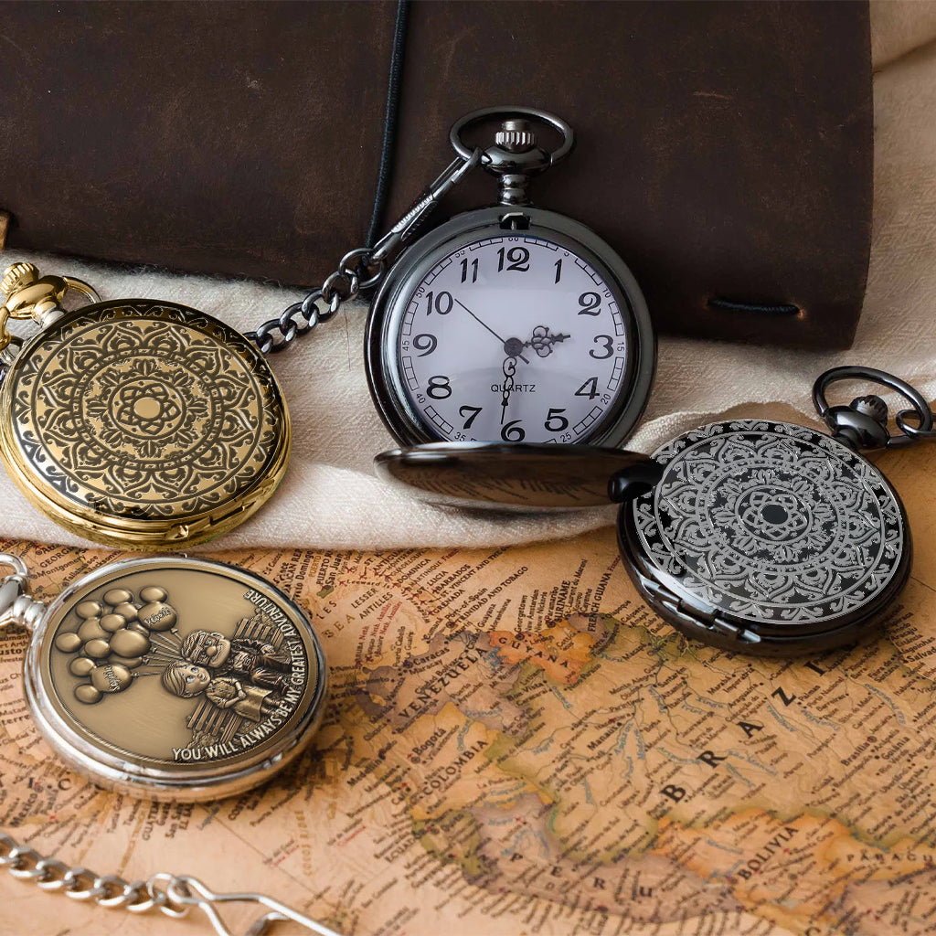 You Are My Greatest Adventure - Personalized Couple Pocket Watch
