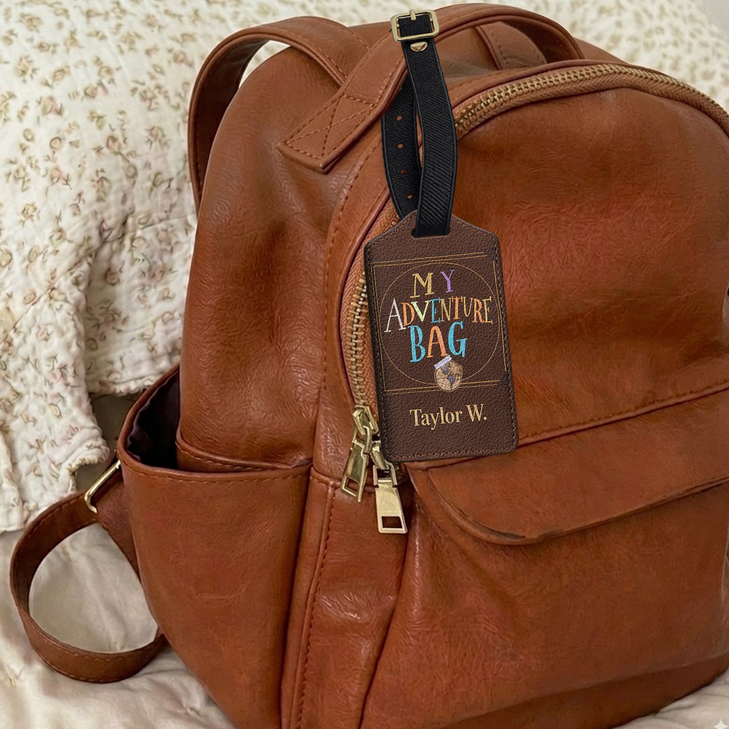 My Adventure Book - Personalized Up Movie Couple Passport Holder & Luggage Tag Set