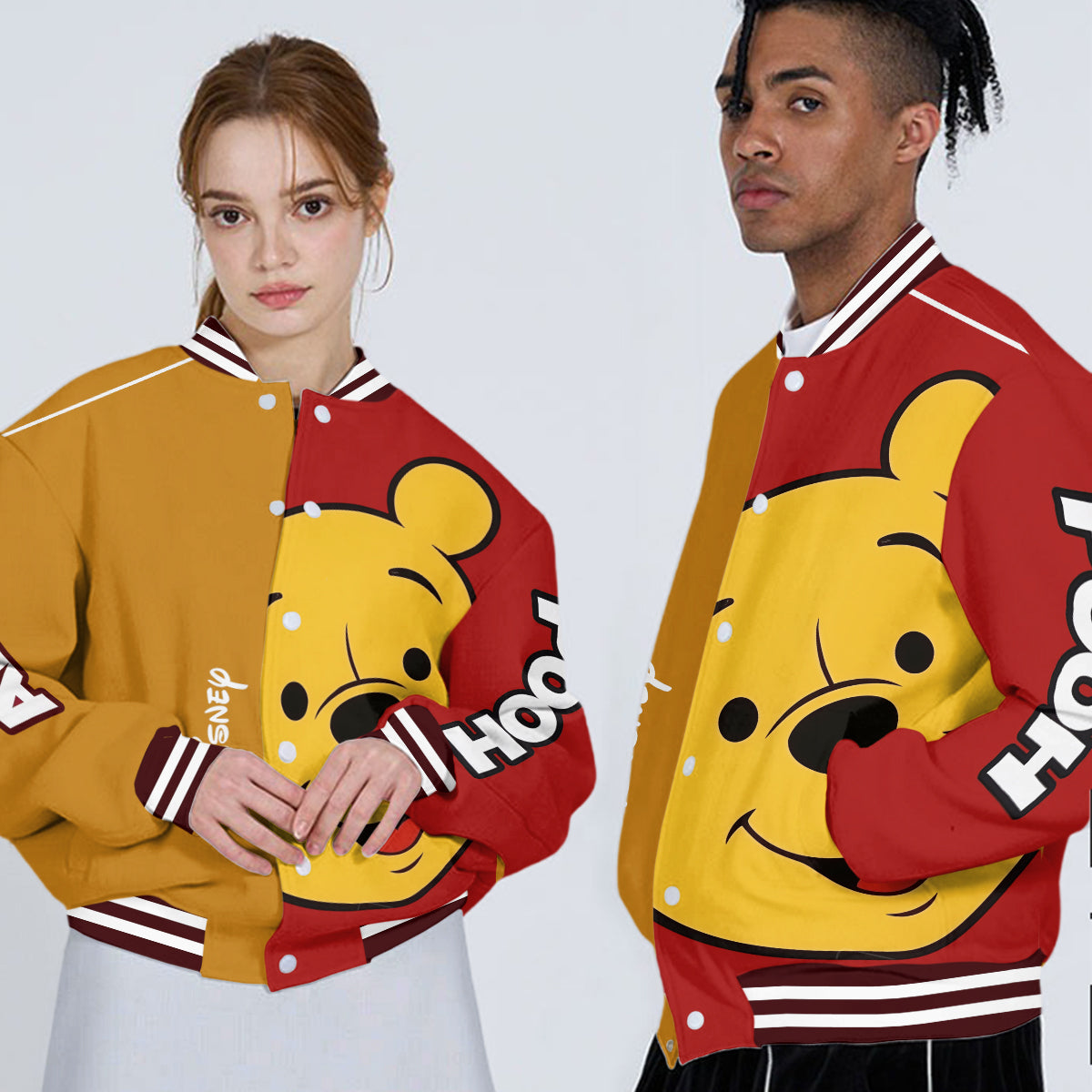 Yellow Bear Buddy - Personalized Yellow Bear Varsity Jacket