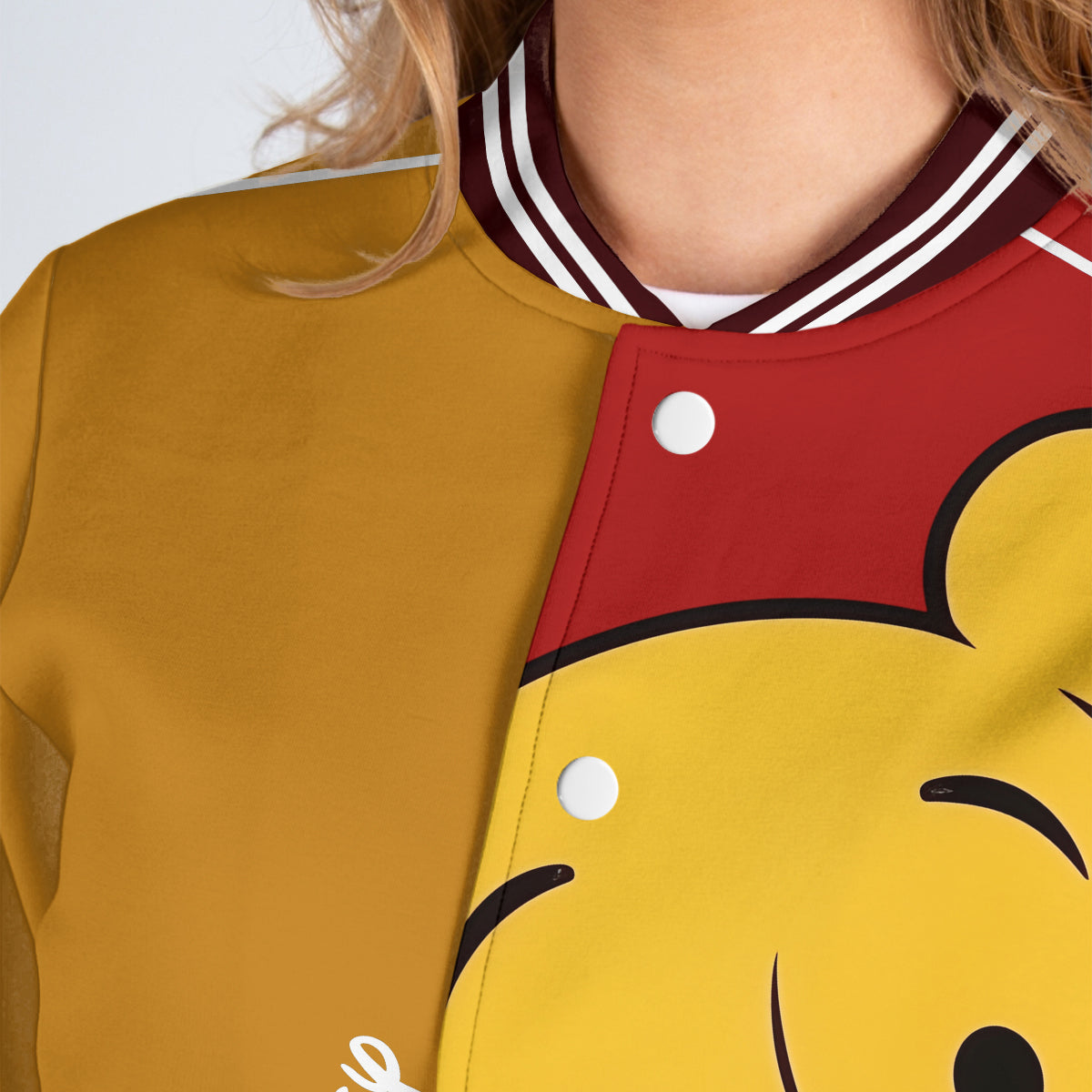 Yellow Bear Buddy - Personalized Yellow Bear Varsity Jacket