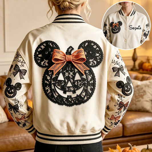 Belive In Magic - Personalized Mouse Varsity Jacket