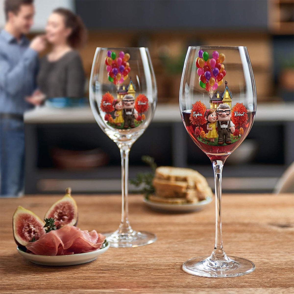 You Are My Greatest Adventure - Personalized Couple Wine Glass With Long Stem