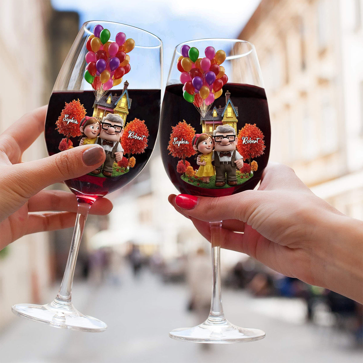 You Are My Greatest Adventure - Personalized Couple Wine Glass With Long Stem