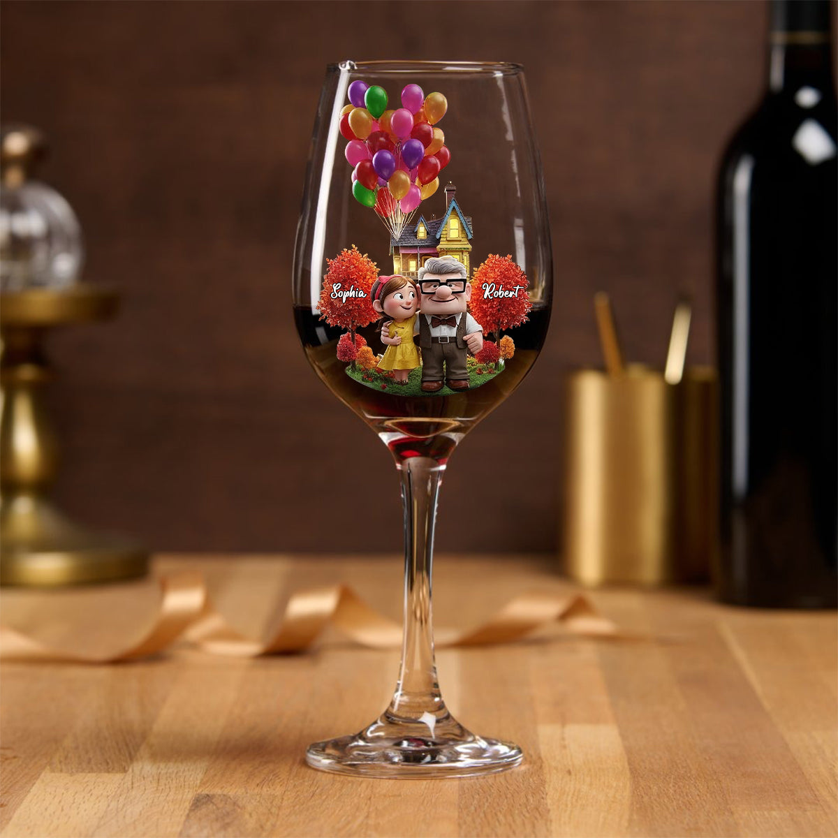 You Are My Greatest Adventure - Personalized Couple Wine Glass With Long Stem