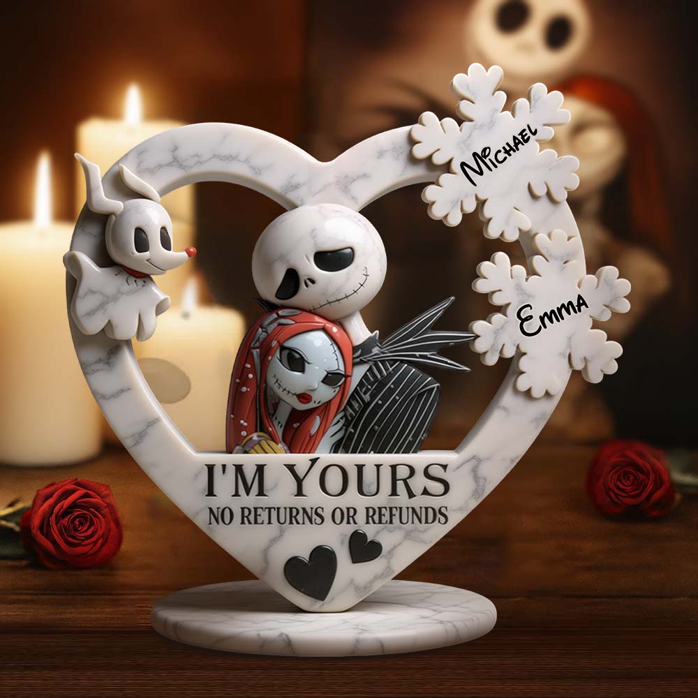 I Am Yours - Personalized Nightmare Custom Shaped Acrylic Plaque