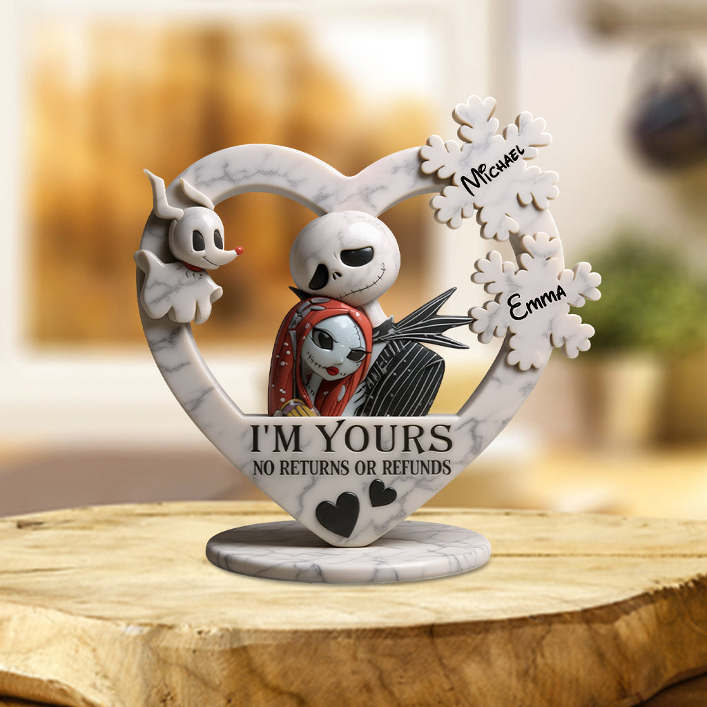 I Am Yours - Personalized Nightmare Custom Shaped Acrylic Plaque