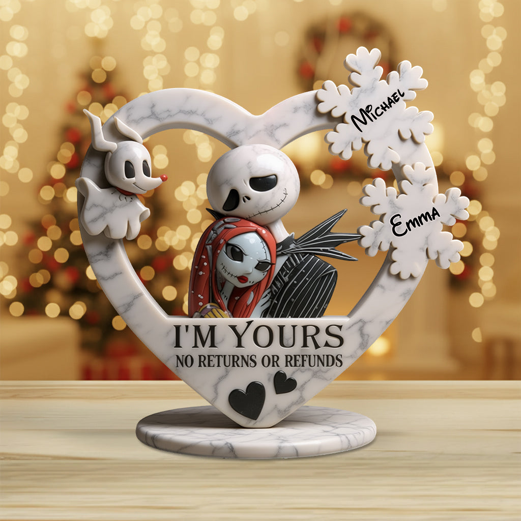I Am Yours - Personalized Nightmare Custom Shaped Acrylic Plaque