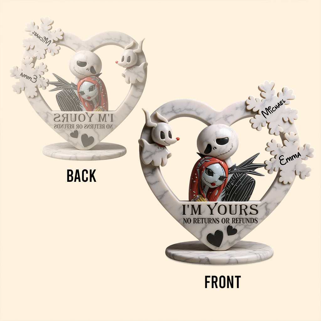 I Am Yours - Personalized Nightmare Custom Shaped Acrylic Plaque