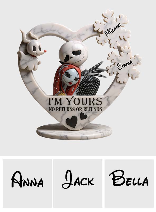 I Am Yours - Personalized Nightmare Custom Shaped Acrylic Plaque