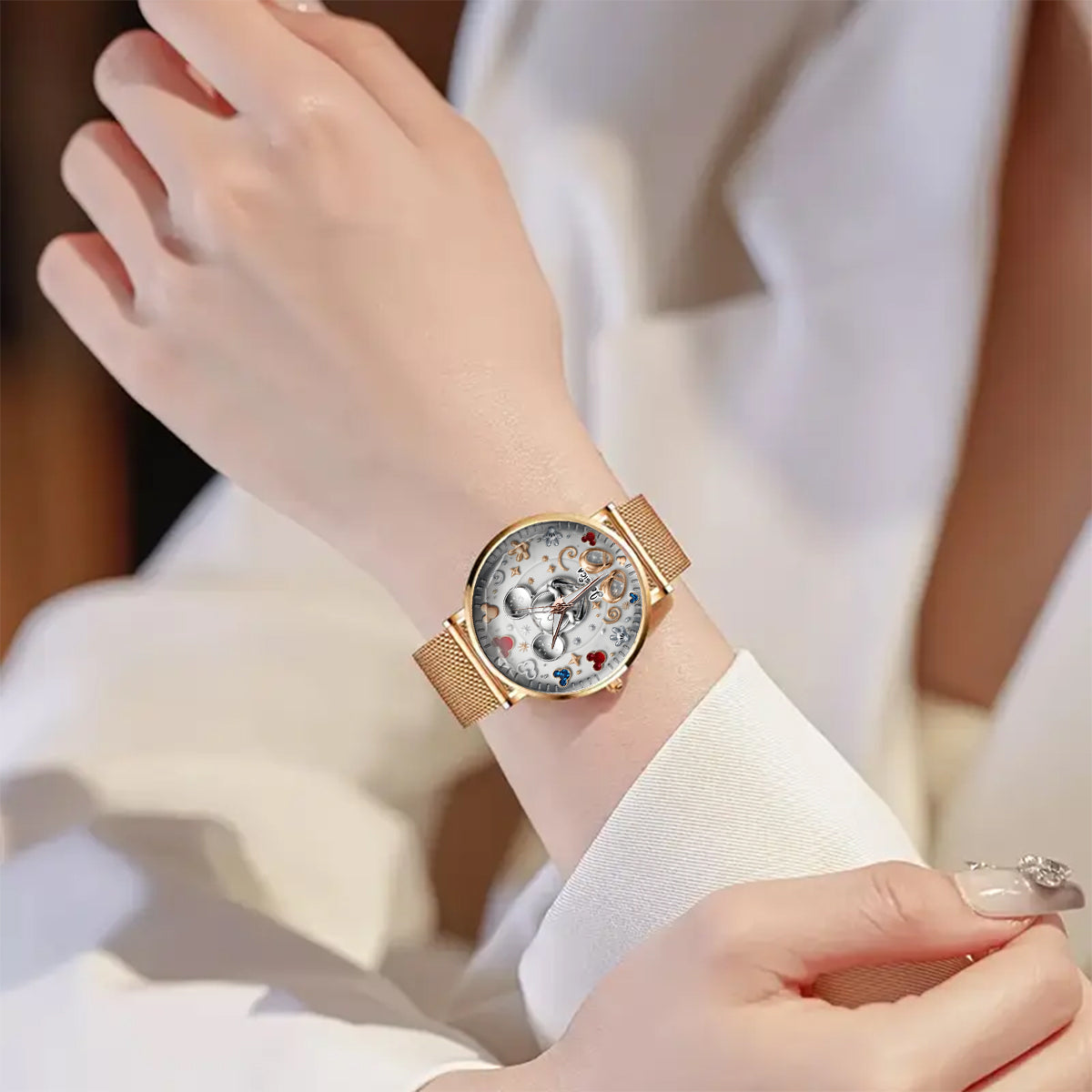 Magical Moments - Personalized Mouse Women Hand Watch