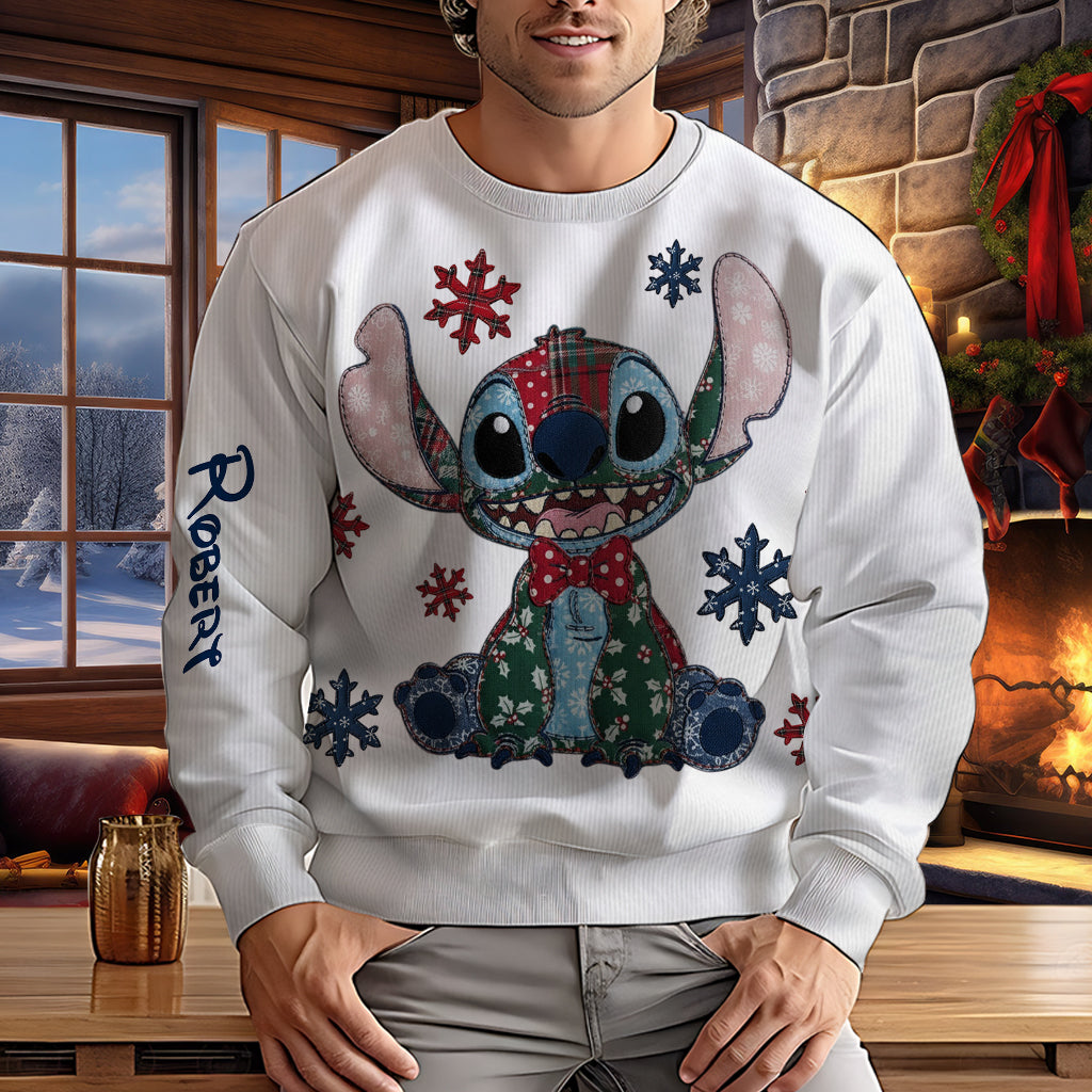 Ohana Means Family - Personalized Ohana Ugly Sweater