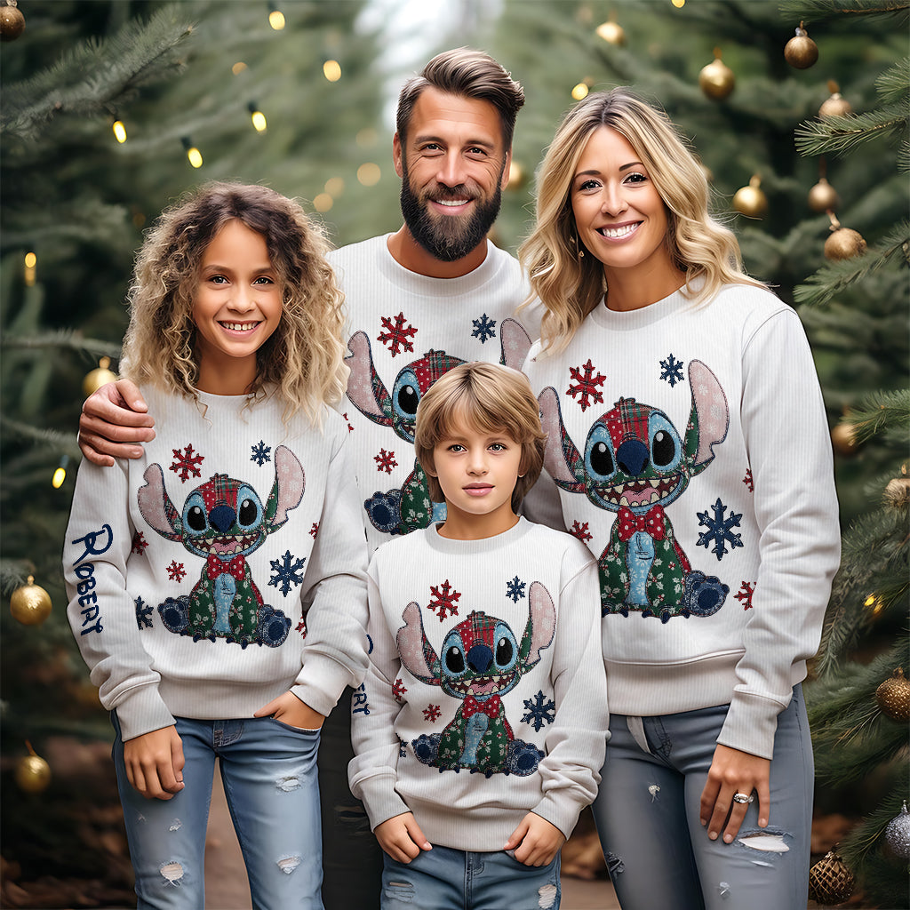 Ohana Means Family - Personalized Ohana Ugly Sweater