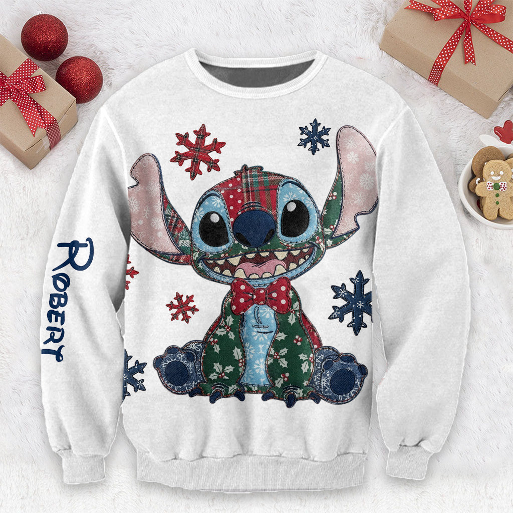 Ohana Means Family - Personalized Ohana Ugly Sweater