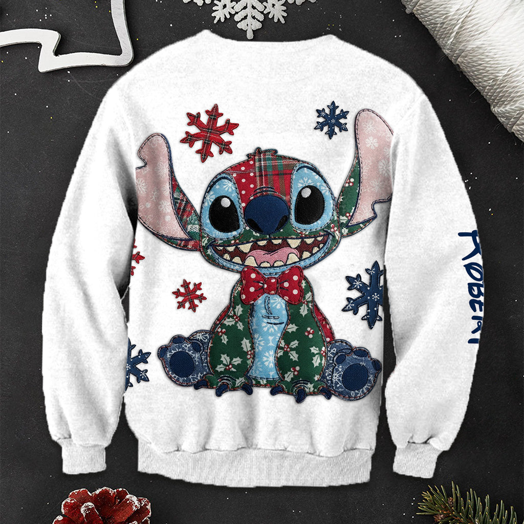 Ohana Means Family - Personalized Ohana Ugly Sweater