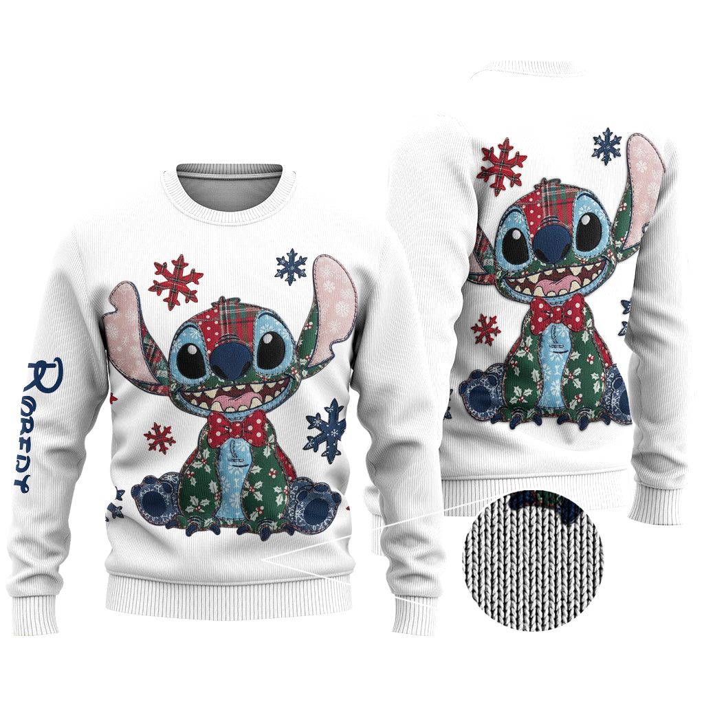 Ohana Means Family - Personalized Ohana Ugly Sweater