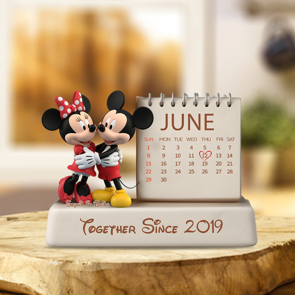 Together Since - Personalized Mouse Custom Shaped Acrylic Plaque