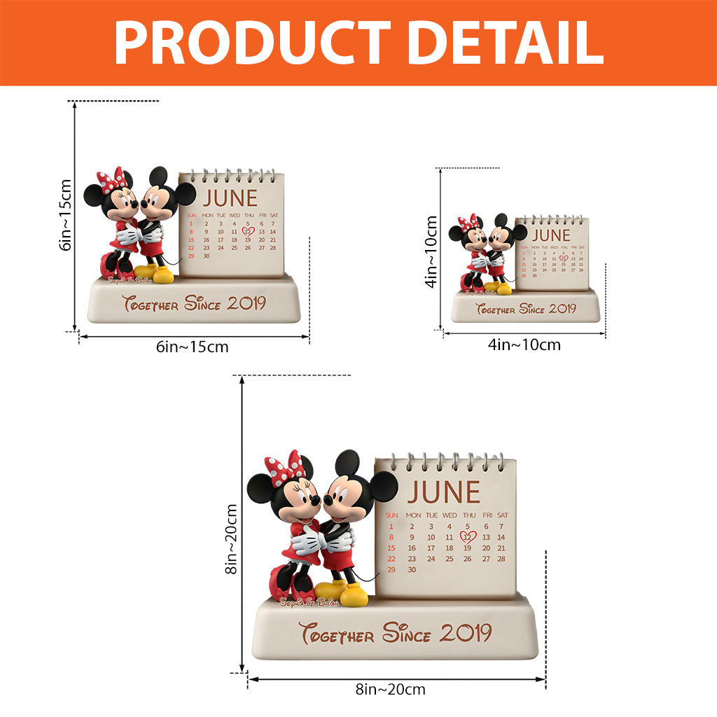 Together Since - Personalized Mouse Custom Shaped Acrylic Plaque