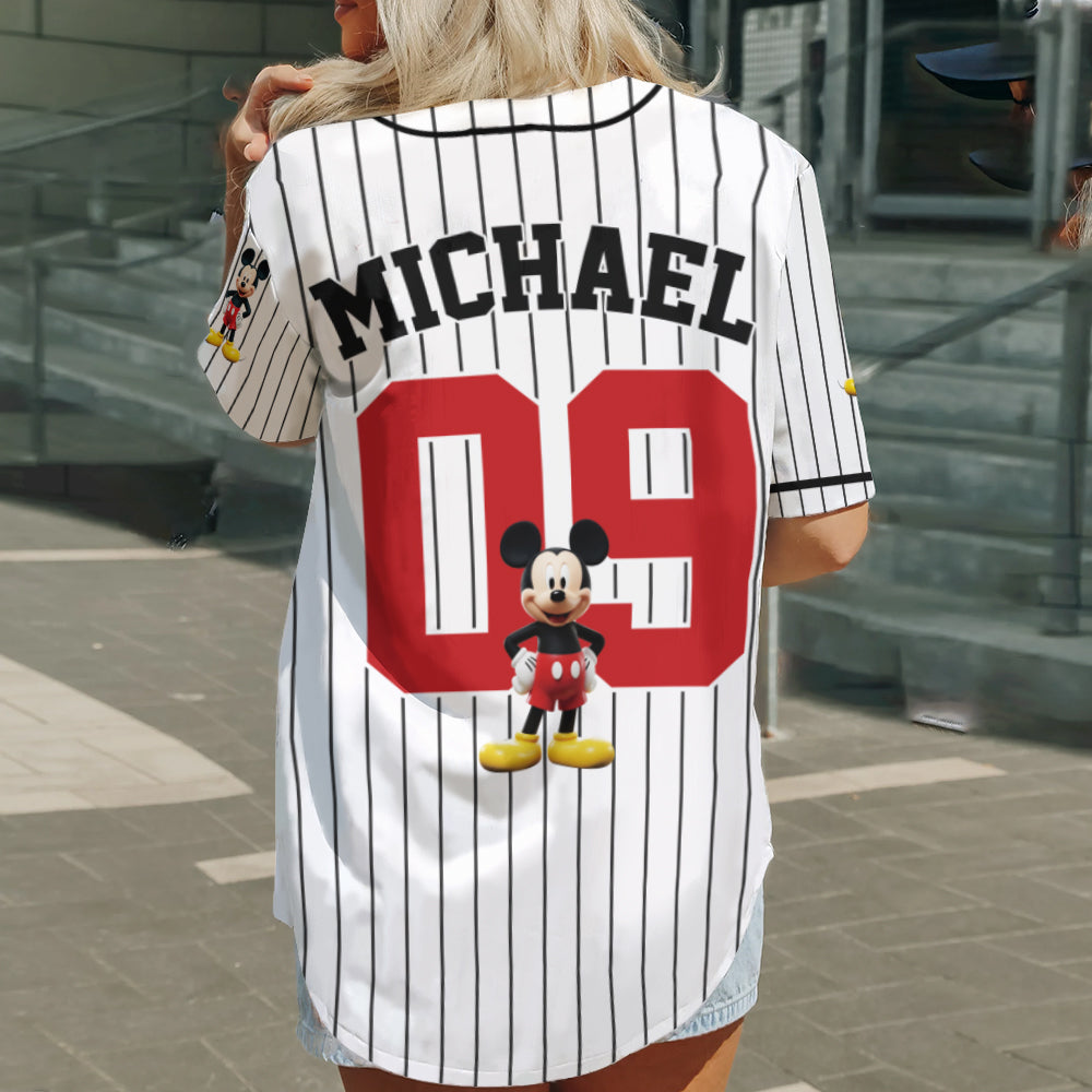 Magical Day - Personalized Mouse Baseball Jersey