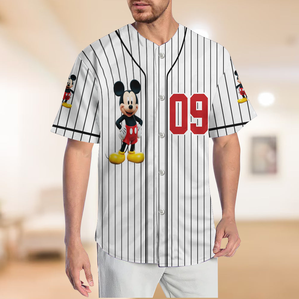 Magical Day - Personalized Mouse Baseball Jersey