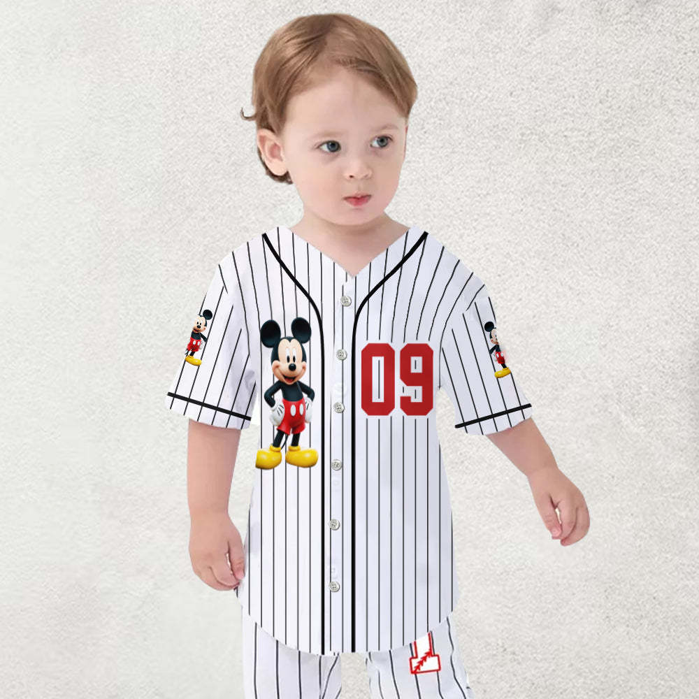 Magical Day - Personalized Mouse Baseball Jersey