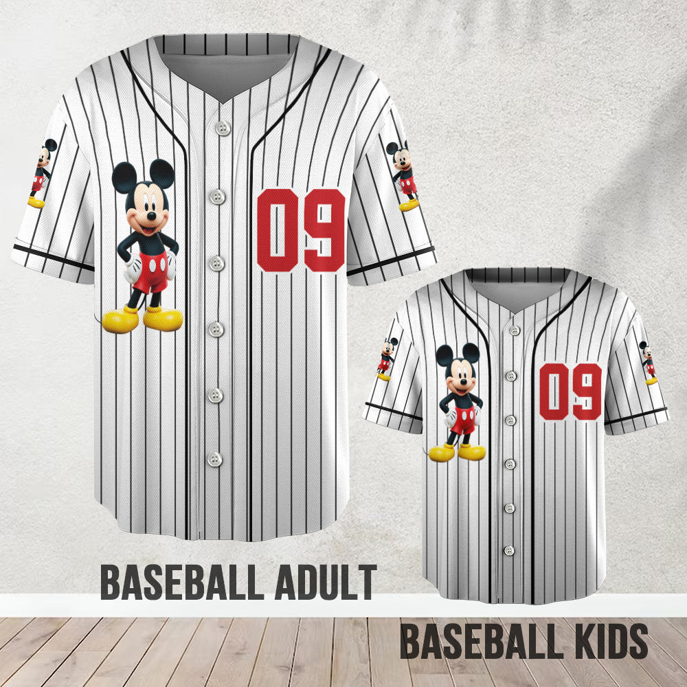 Magical Day - Personalized Mouse Baseball Jersey