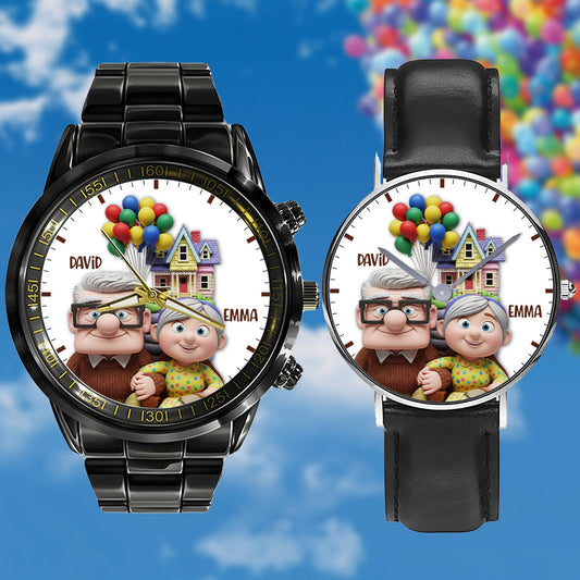 You Are My Greatest Adventure - Personalized Couple Hand Watch