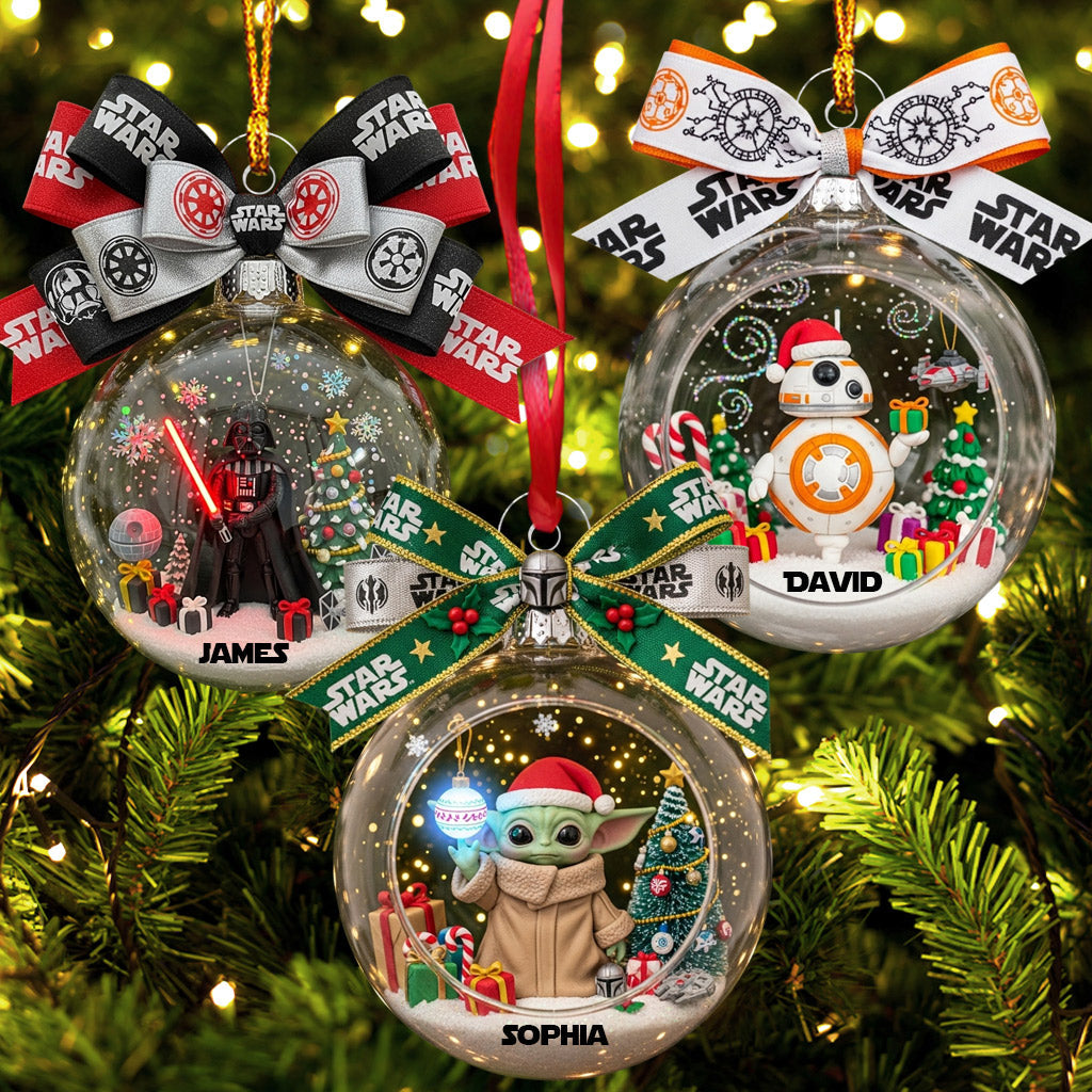 Merry Christmas - Personalized The Force Ornament