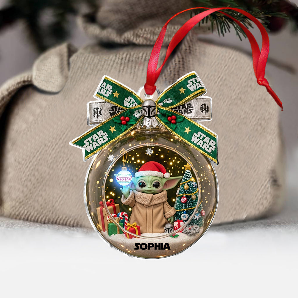 Merry Christmas - Personalized The Force Ornament