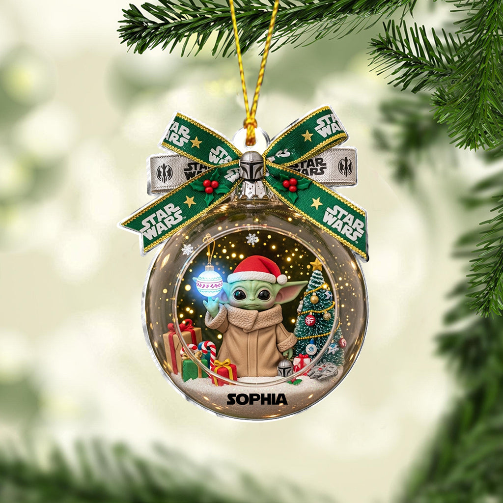 Merry Christmas - Personalized The Force Ornament