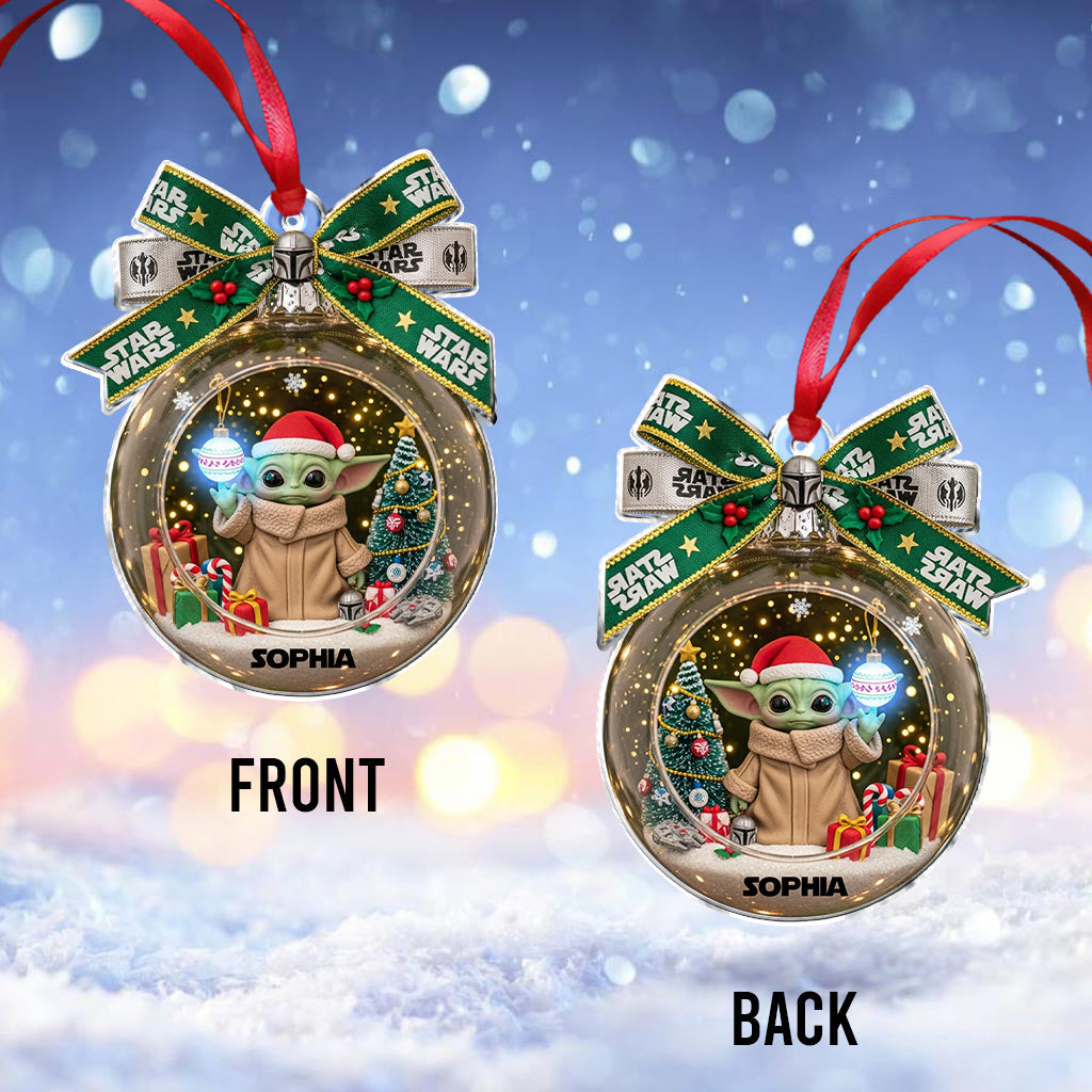 Merry Christmas - Personalized The Force Ornament