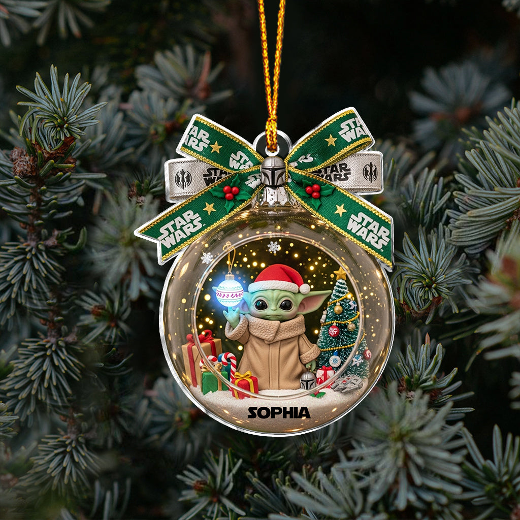 Merry Christmas - Personalized The Force Ornament
