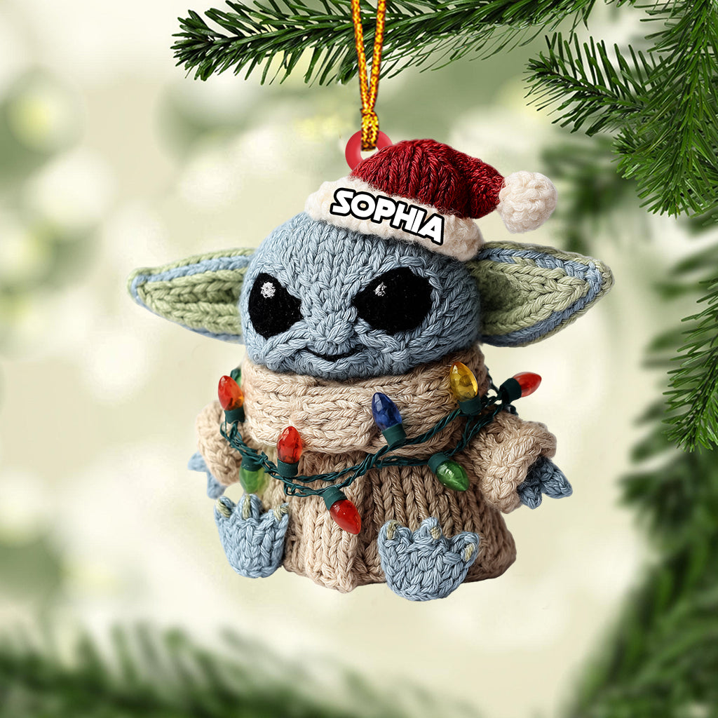 Merry Christmas - Personalized The Force Ornament