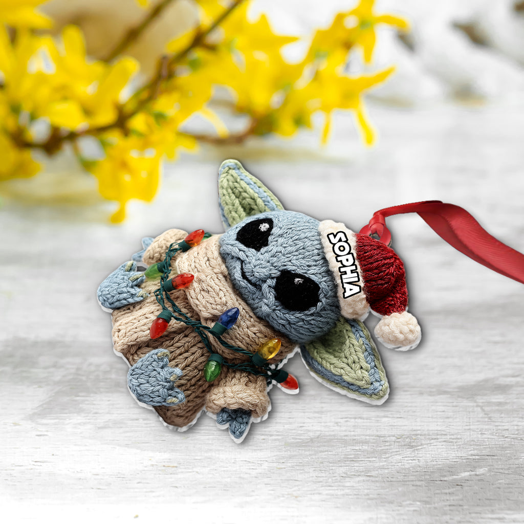 Merry Christmas - Personalized The Force Ornament