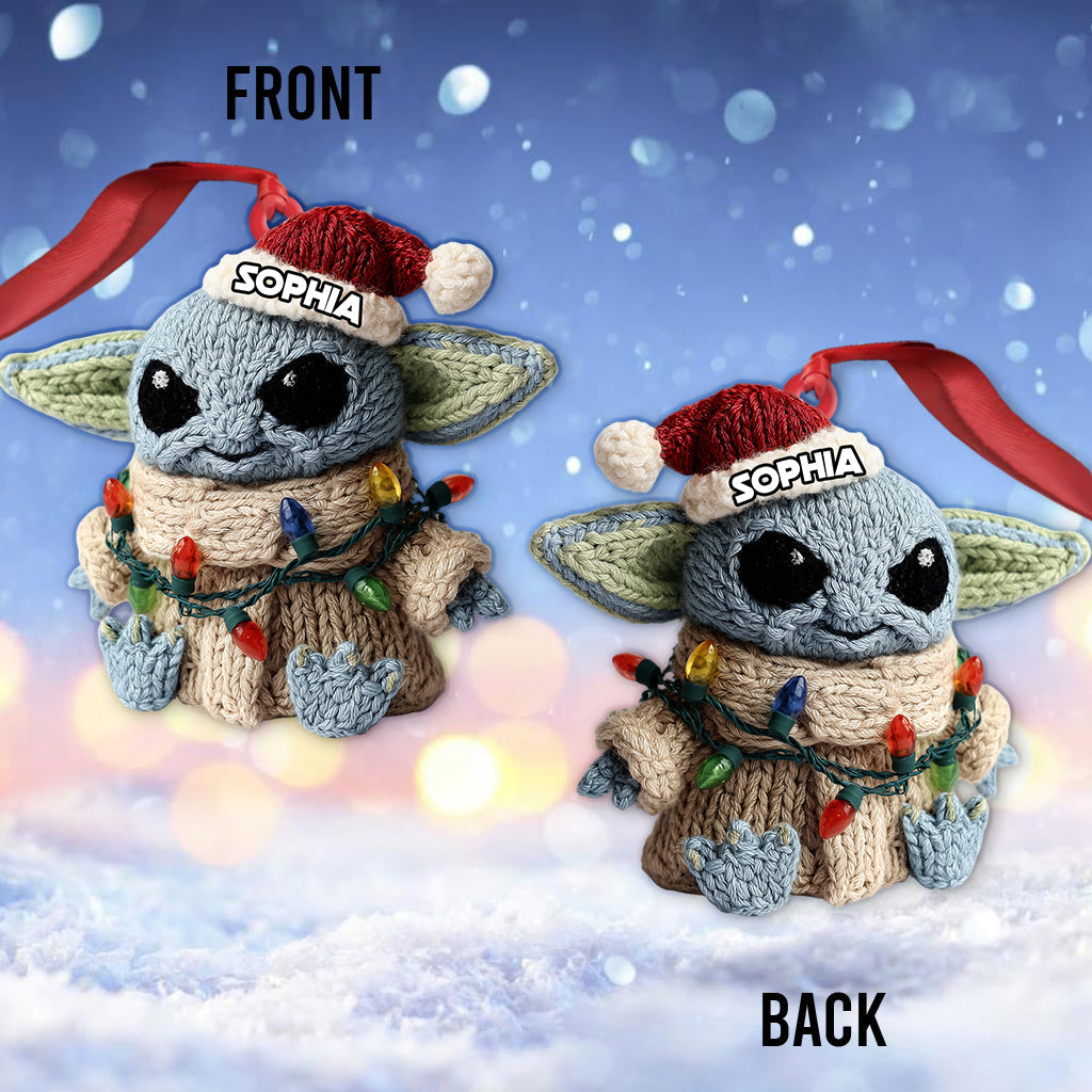 Merry Christmas - Personalized The Force Ornament