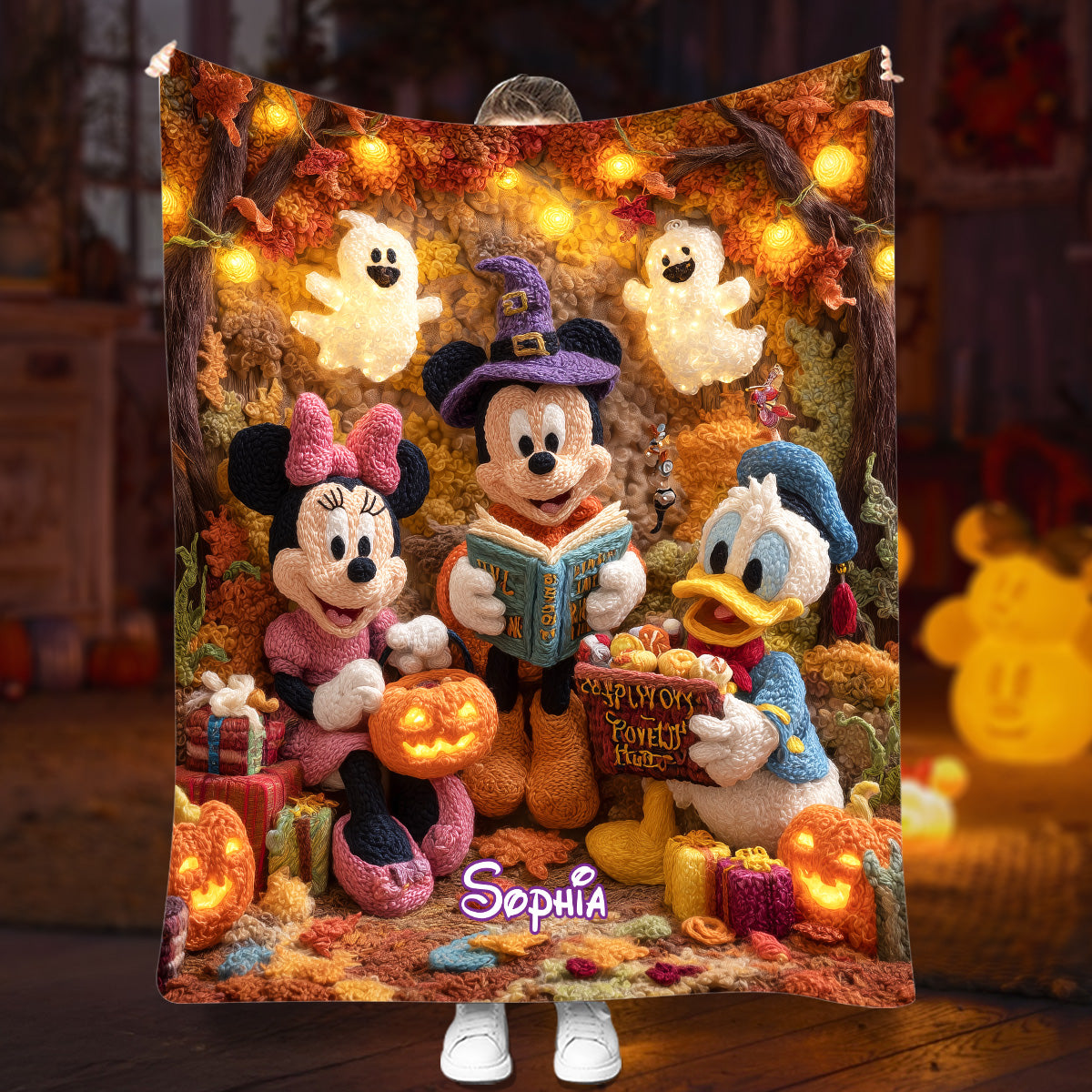Magic Land - Personalized Mouse Blanket