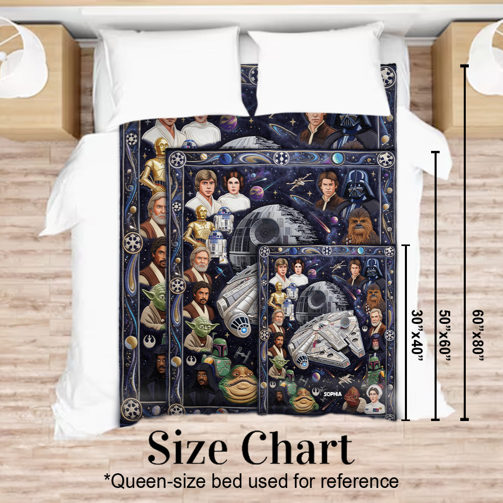 May The Force Be With You - Personalized The Force Blanket