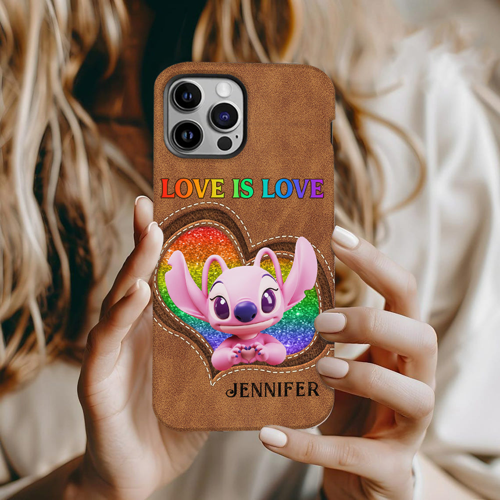 Love Is Love - Personalized LGBT Support Full Print Phone Case