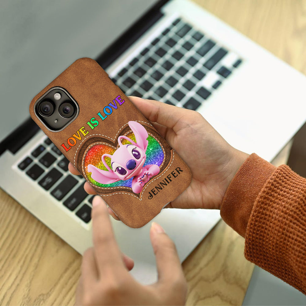 Love Is Love - Personalized LGBT Support Full Print Phone Case