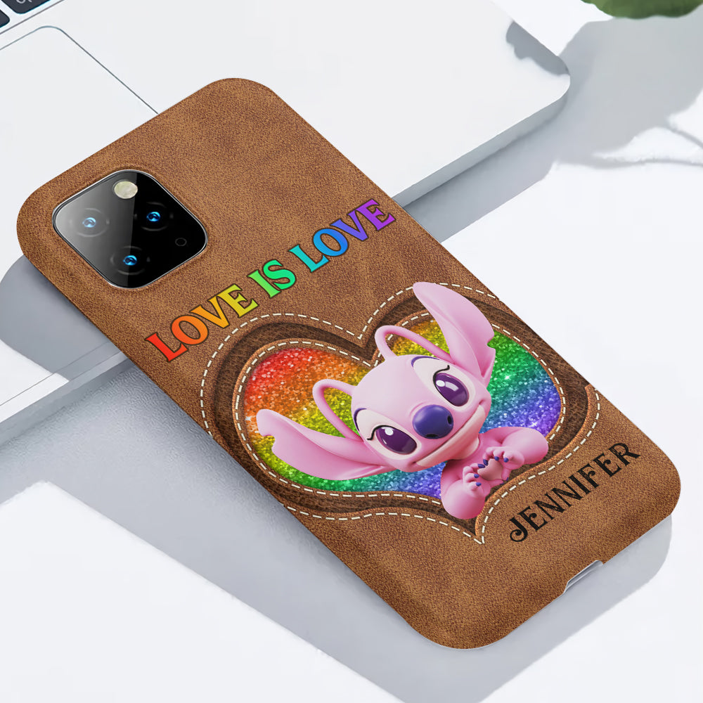 Love Is Love - Personalized LGBT Support Full Print Phone Case