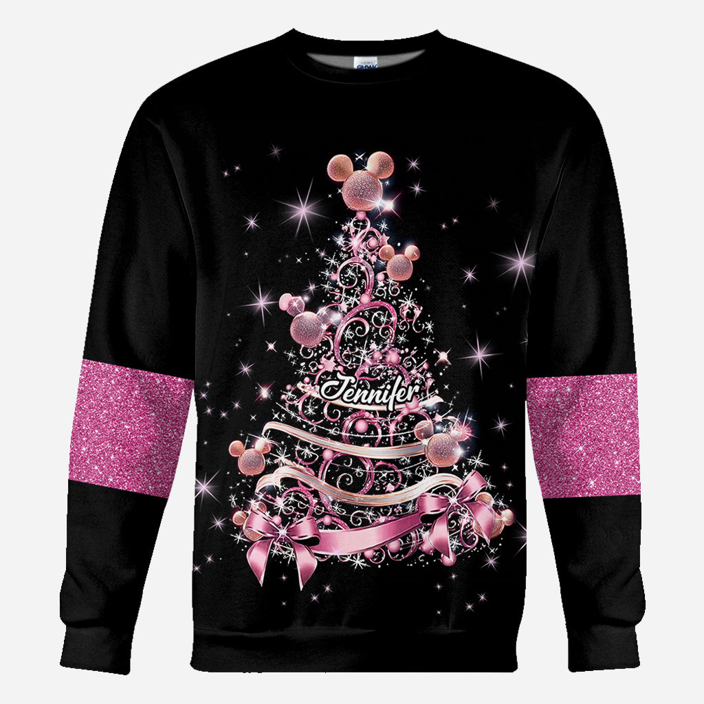 Magical Christmas Tree - Personalized Mouse All Over Shirt
