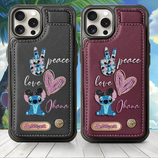 Ohana Means Family - Personalized Ohana Wallet Phone Case