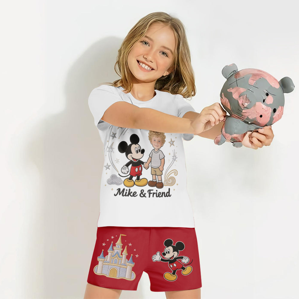Cute Gift for Your Kids - Personalized Kid Kid T-shirt & Shorts