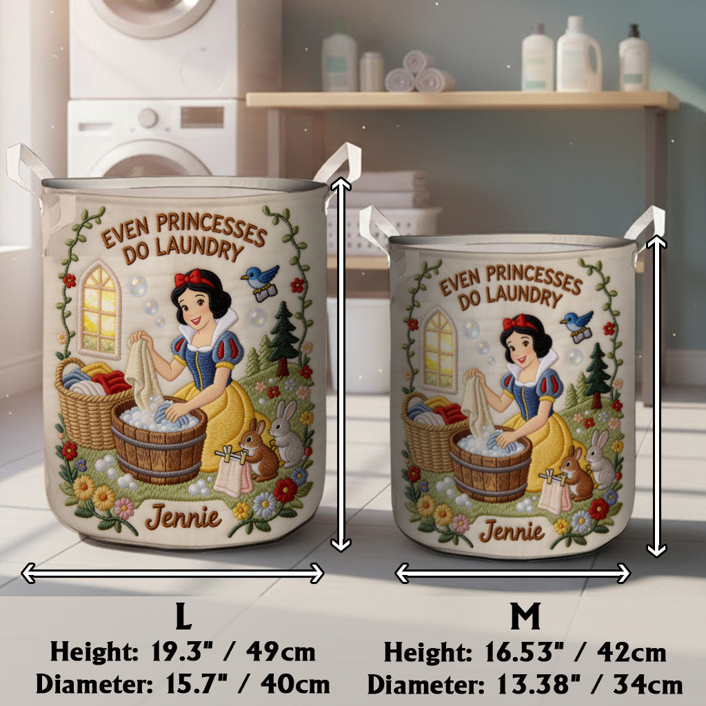 Even Princesses Do Laundry - Personalized Beautiful Princess Storage Basket