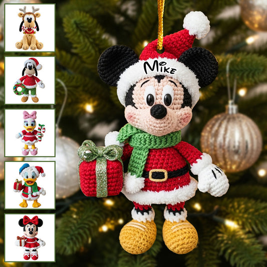Merry Magical Christmas - Personalized Mouse Ornament