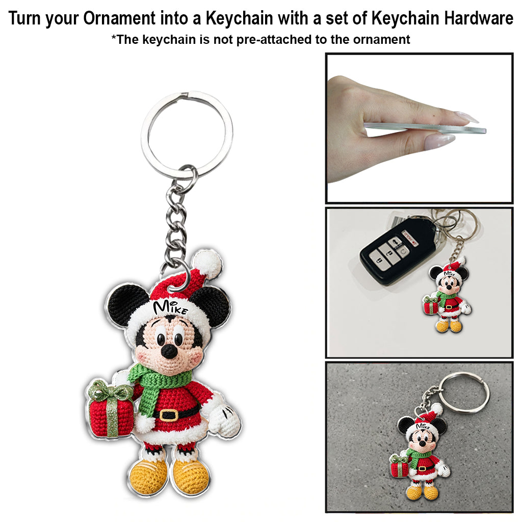 Merry Magical Christmas - Personalized Mouse Ornament