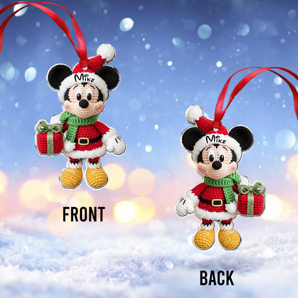 Merry Magical Christmas - Personalized Mouse Ornament