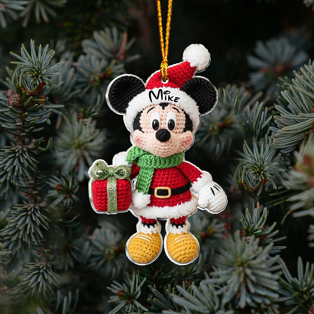 Merry Magical Christmas - Personalized Mouse Ornament