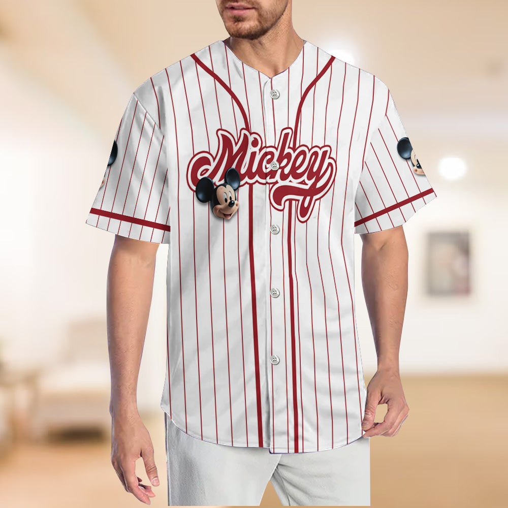 Magical Day - Personalized Mouse Baseball Jersey