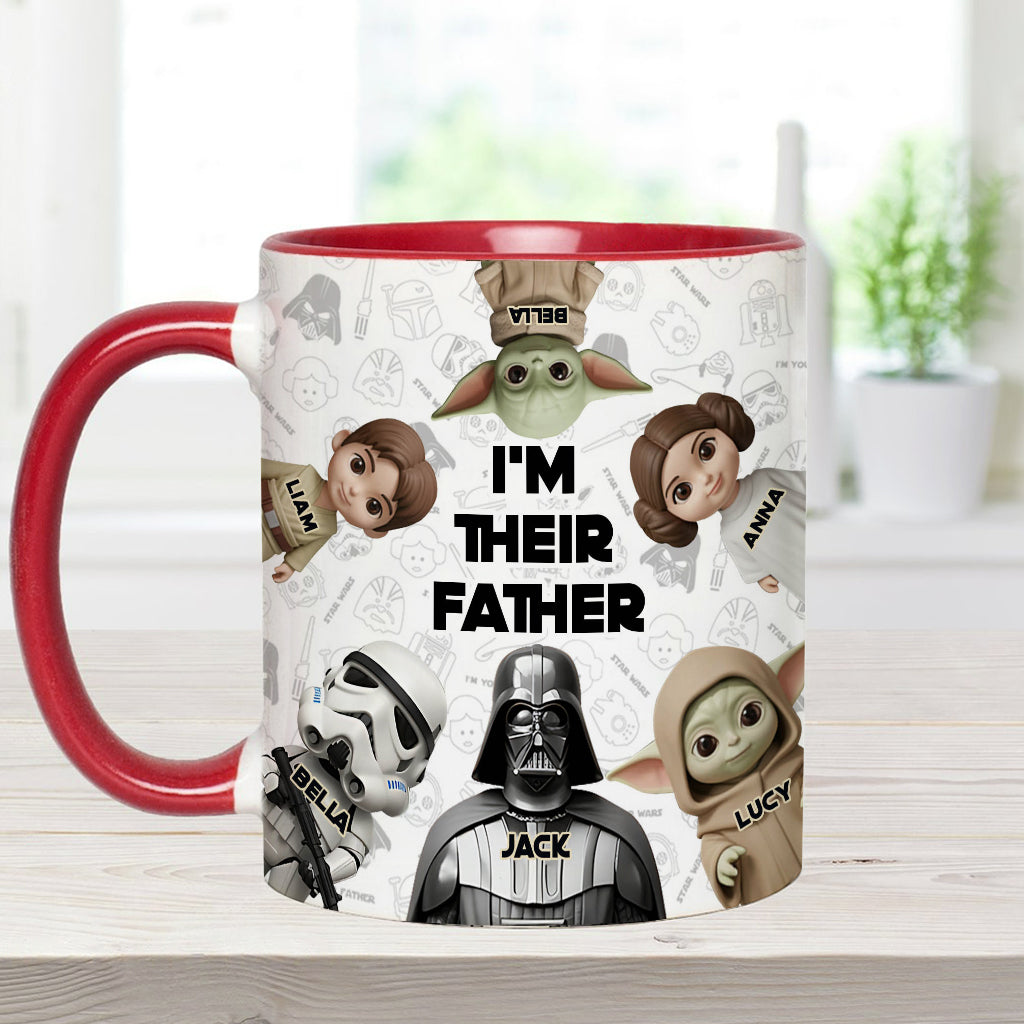 I'm Their Father - Personalized The Force Accent Mug